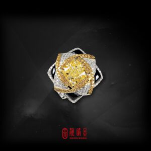 GIA3.07克拉黃彩鑽戒墜兩用（珍藏品，請來電洽詢）