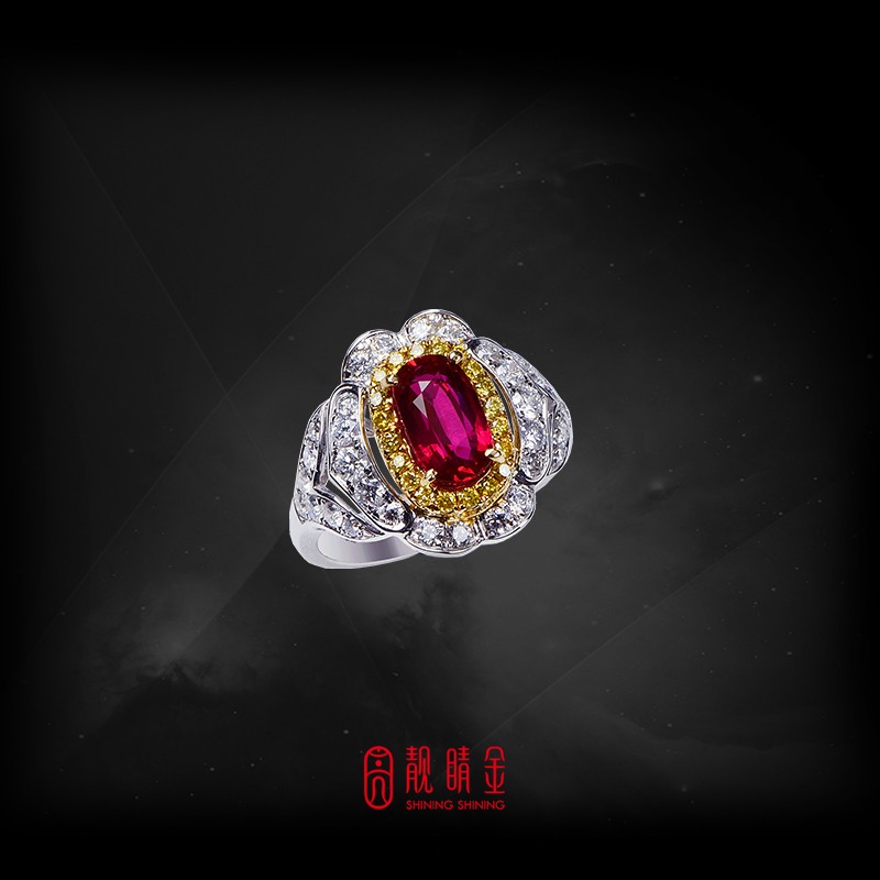 GRS2.09克拉無燒紅寶戒指(已承蒙收藏)