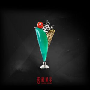 8.71克拉台灣藍寶胸墜兩用