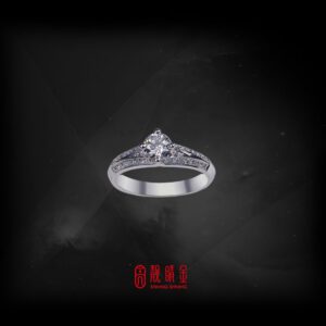 GIA50分-51分F/VS1鑽石女戒（已承蒙收藏）