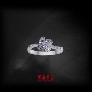 GIA50分-50分E/VS1鑽石女戒（GIA鑽石以時價計算，請來電洽詢）