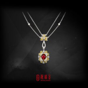 GRS1.29克拉無燒紅寶套鍊（已承蒙珍藏）