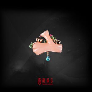 粉色AKA珊瑚胸墜兩用（珍藏品，請來電洽詢）