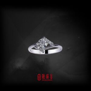 GIA50分-52分F/VS1鑽石女戒（GIA鑽石以時價計算，請來電洽詢）