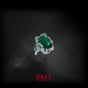 20.05克拉綠碧璽戒指（珍藏品，請來電洽詢）