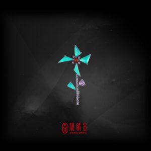 4.35克拉台灣藍寶胸墜兩用