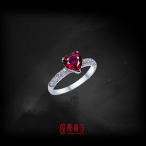 GRS1.35克拉無燒紅寶戒指（已承蒙收藏）