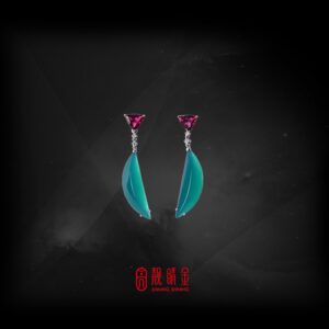 13.93克拉台灣藍寶耳環（已承蒙收藏）