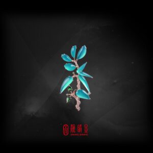 13.72克拉台灣藍寶胸墜兩用（珍藏品，請來電洽詢）