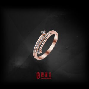 0.09克拉鑽石戒指