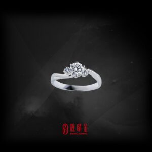 GIA52分-52分F/VS1鑽石女戒（GIA鑽石以時價計算，請來電洽詢）
