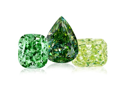 鑽石中的一抹綠意-綠彩鑽