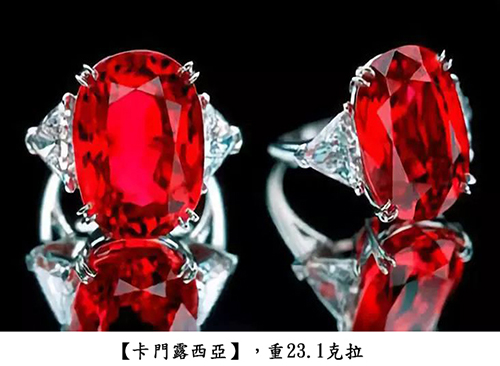史上知名的紅寶石